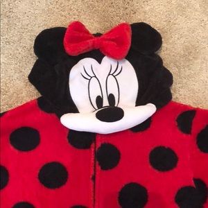 Disney Minnie zip up adult onesie